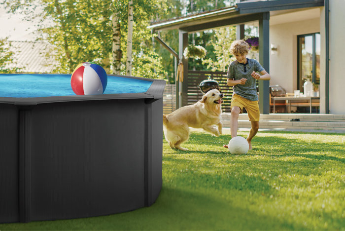 Pool Basic Antracitgrå 10680 L